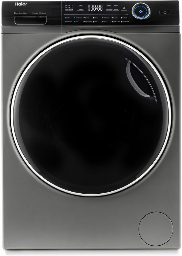 HAIER I-Pro Series 7 HW80-B14979S 8 kg 1400 Spin Washing Machine - Graphite, Graphite