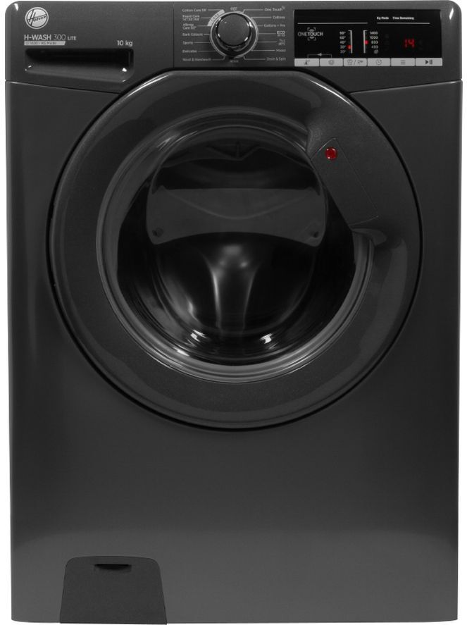 Hoover H-Wash 300 H3W410TGGE NFC 10 kg 1400 Spin Washing Machine - Graphite, Graphite