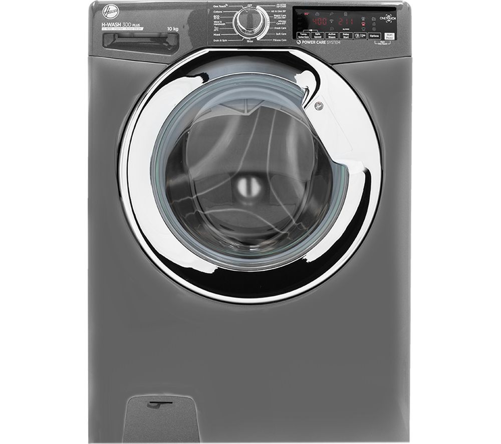 Hoover H-Wash 300 H3WS610TAMCGE NFC 10 kg 1600 Spin Washing Machine - Graphite, Graphite