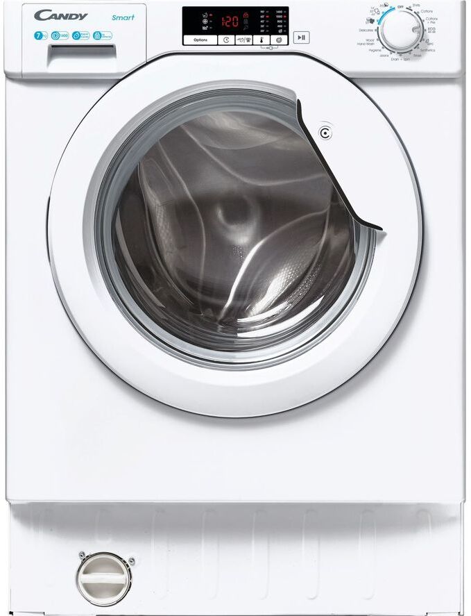 Candy CBW 47D2E Integrated 7 kg 1400 Spin Washing Machine - White, White