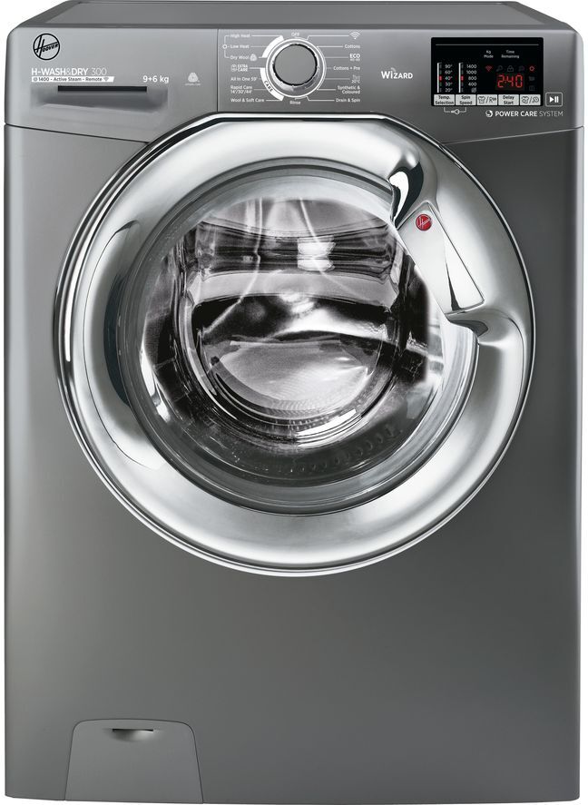 Hoover H-Wash 300 H3DS 4965DACGE WiFi-enabled 9 kg Washer Dryer - Graphite, Graphite