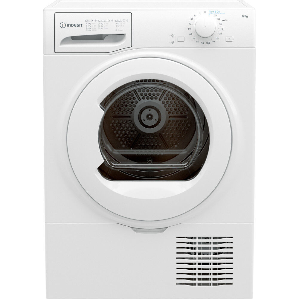 Indesit I2D81W Freestanding Condenser Dryer 8kg - White