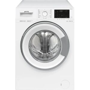 🔵🔵🔵 Smeg WHT814ASIT - Lavatrice 8 kg, 1400 giri, Bianca, Libera Installazione, Nuova classe