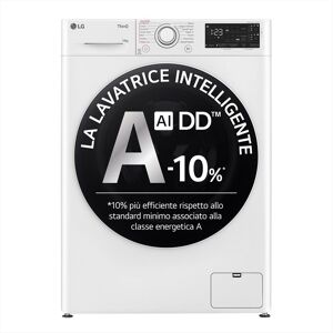 LG Lavatrice Ai Dd F4r3710nsww 10 Kg Classe A-bianca