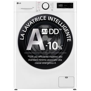 LG F4R3011NSWB Lavatrice 11kg AI DD, Classe A-10%, 1400 giri, Lavaggio