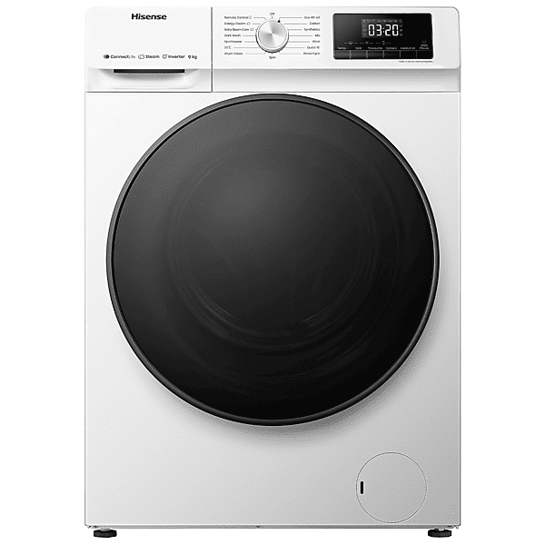 hisense wfqa9014evjm lavatrice, caricamento frontale, 9 kg, 61 cm, classe a