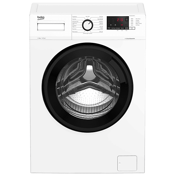 beko mwux81282bi/it lavatrice, caricamento frontale, 8 kg, 50 cm, classe a