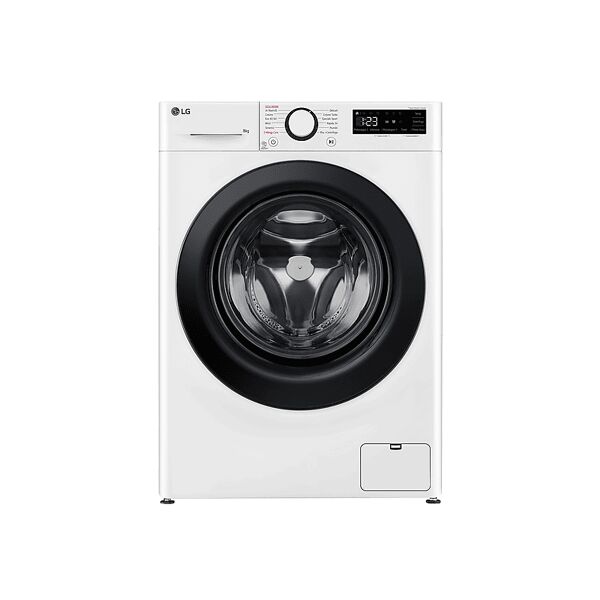 lg ai dd f2r3s08nswb lavatrice slim, caricamento frontale, 8 kg, 47,5 cm, classe a