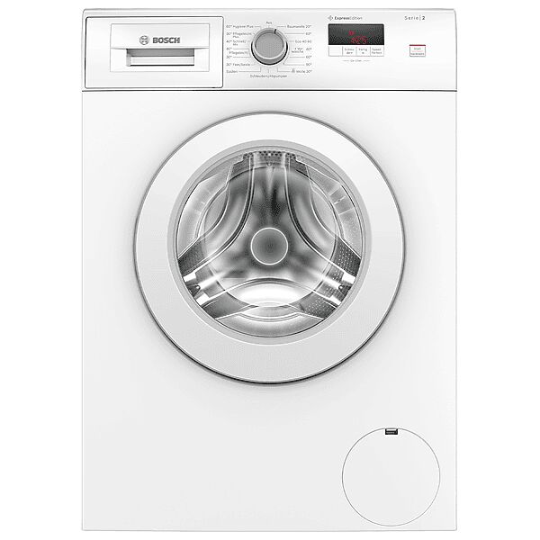 bosch waj280h7 lavatrice, caricamento frontale, 7 kg, 54.6 cm, classe b, plancia in tedesco