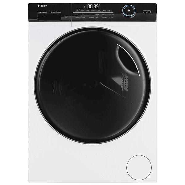 haier hw80-b14959tu1it lavatrice slim, caricamento frontale, 8 kg, 44 cm, classe a