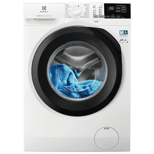 electrolux ew6fa494 lavatrice, caricamento frontale, 9 kg, 63,6 cm, classe a