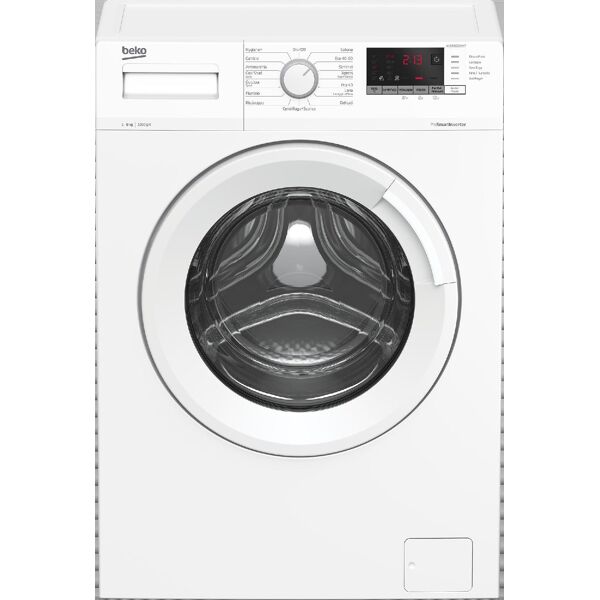 beko wuxr81282wi/it lavatrice 8 kg classe a profondità 55 cm centrifuga 1200 giri inverter - wuxr81282wi/it