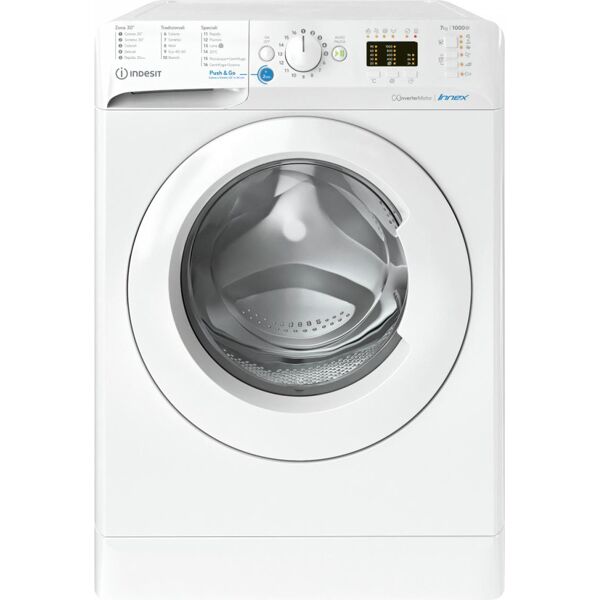 indesit bwa 71083x w it lavatrice 7 kg classe d profondità 57,5 cm centrifuga 1000 giri motore inverter - bwa 71083x w it