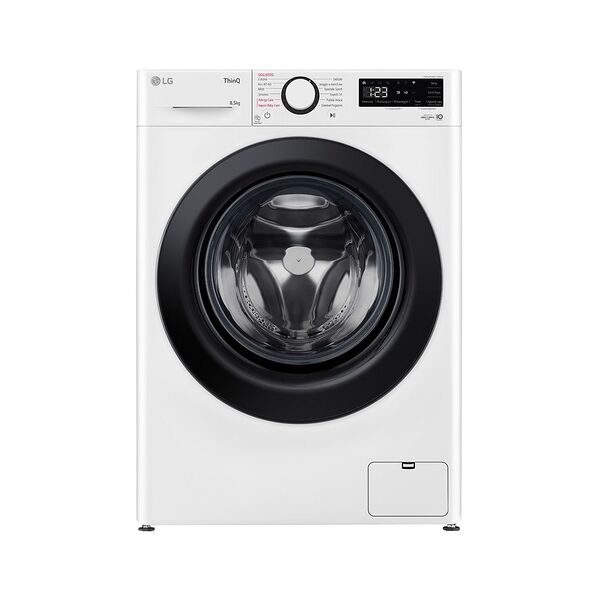 lg f2wv308s6aw lavatrice 8,5kg ai dd, classe a, 1200 giri, vapore