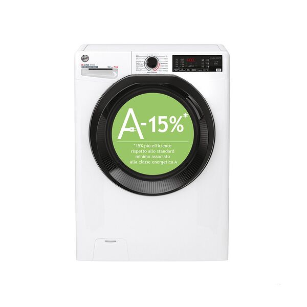 hoover h-link pro, lavatrice slim 7kg, classe a-15%, 1300 giri, bianco