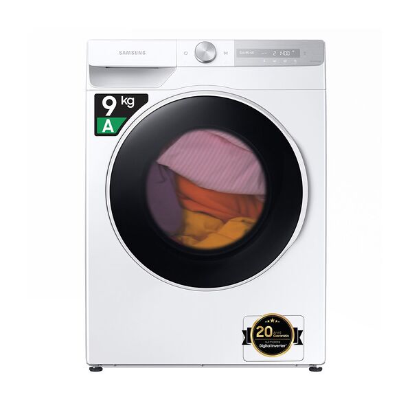 samsung ww90t734dwh/s3 lavatrice a caricamento frontale ultrawash 9 kg