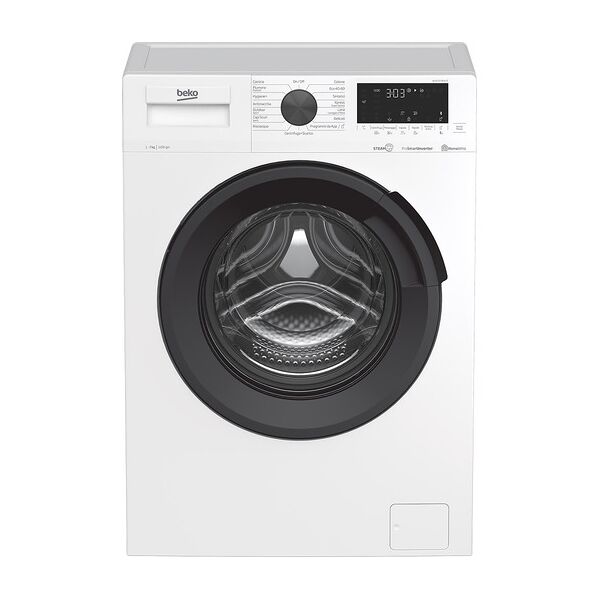 beko lavatrice a vapore wux71236ai-it, 7 kg, 1200 giri/min