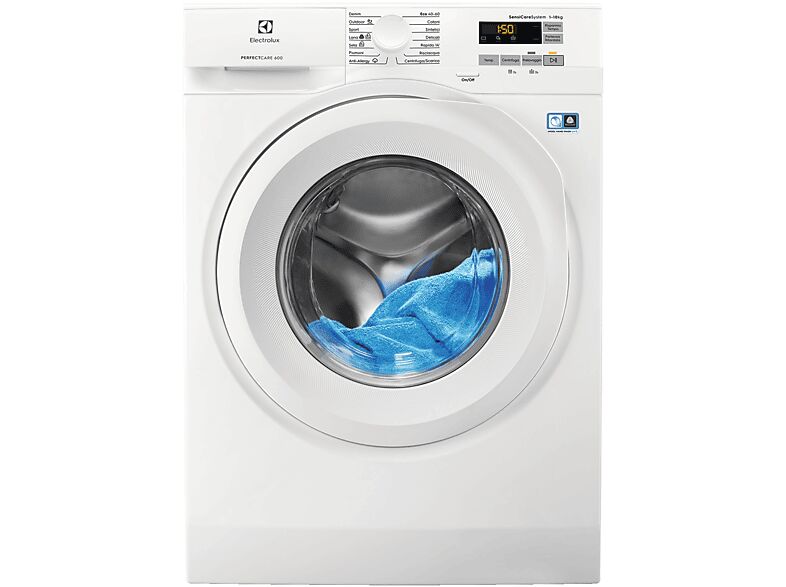 Electrolux EW6F512U LAVATRICE, Caricamento frontale, 10 kg, 63,6 cm, Classe A