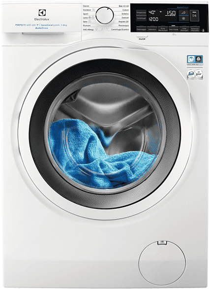 Electrolux EW6F384YQ LAVATRICE, Caricamento frontale, 8 kg, 63,6 cm, Classe A