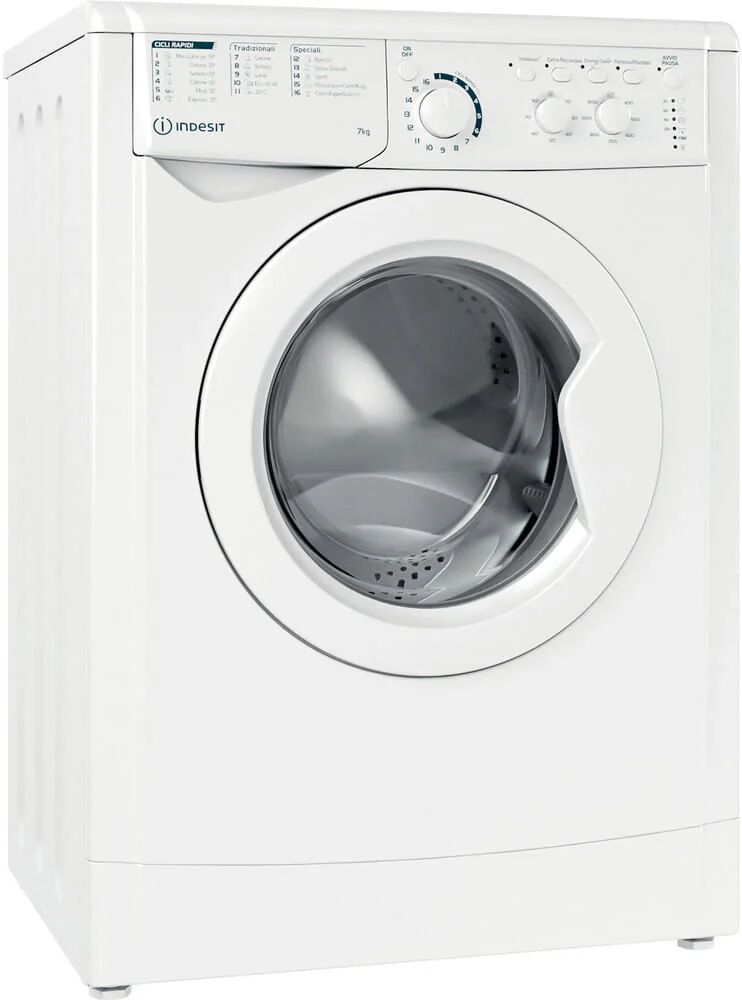 Indesit Lavatrice a libera installazione EWC 71252 W IT N - EWC 71252 W IT N