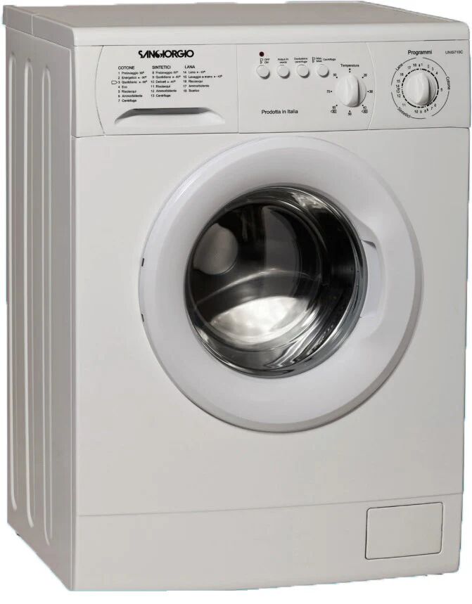 San Giorgio UNIS710C lavatrice Caricamento frontale 7 kg 1000 Giri/min Bianco