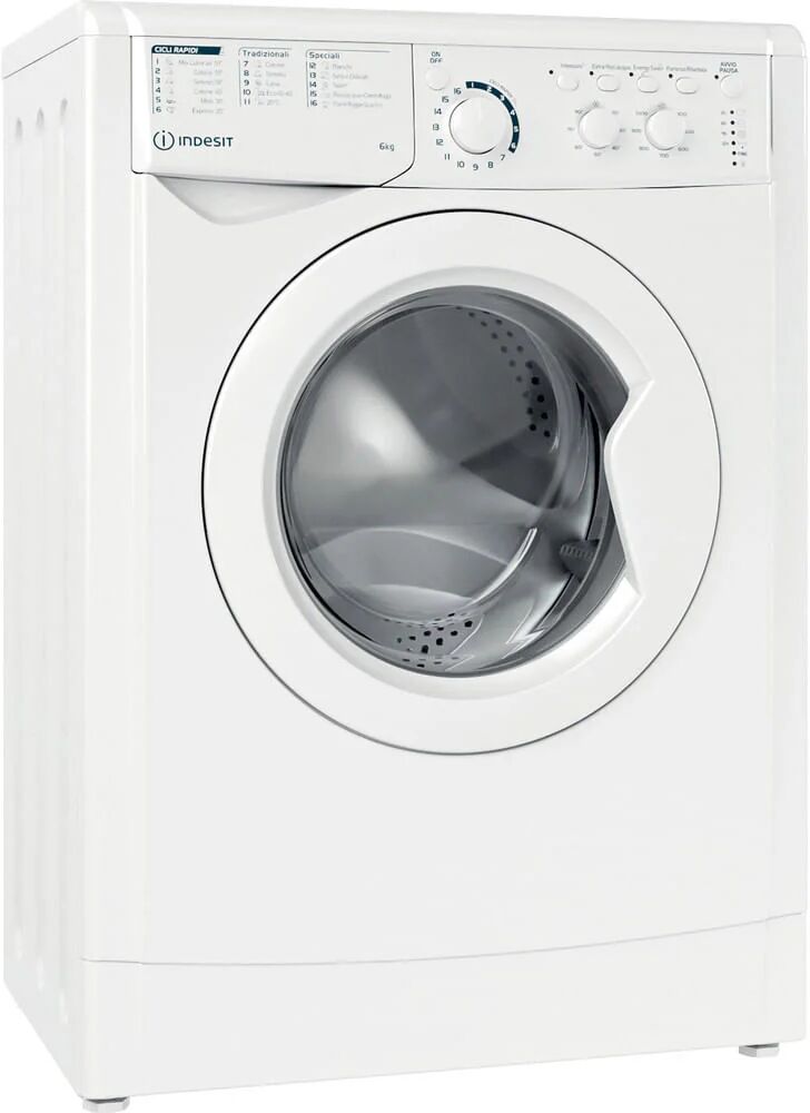 Indesit Lavatrice a libera installazione EWC 61051 W IT N - EWC 61051 W IT N