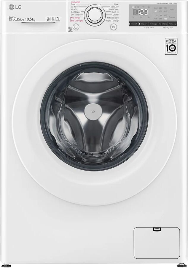 LG F4WV310WHT lavatrice Caricamento frontale 10,5 kg 1360 Giri/min Bianco