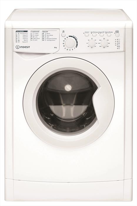 Indesit Lavatrice Ewc 61051 W It N 6 Kg Classe F-bianco