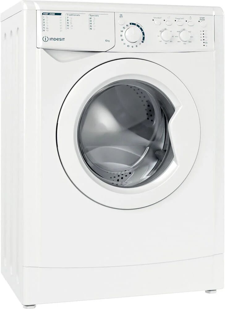 Indesit Lavatrice a libera installazione EWSC 61251 W EU N - EWSC 61251 W EU N