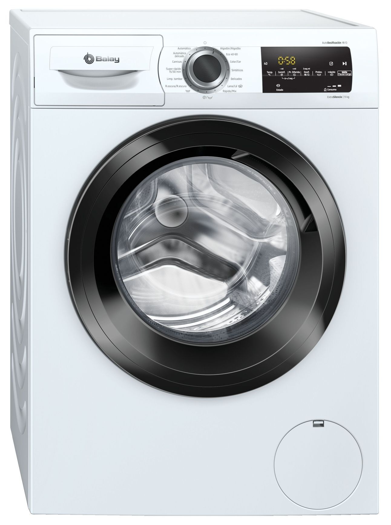 Balay Máquina De Lavar Roupa 9kg 1200rpm A+++ (branco) - Balay