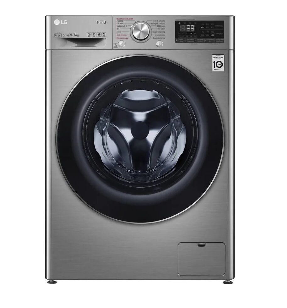 Lg Máquina De Lavar E Secar Roupa F4dv7009s2s 9kg / 6kg 1400rpm A (inox) - Lg