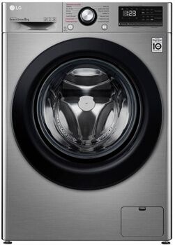 LG Máquina de Lavar Roupa F4WV3008S6S (8 kg - 1400 rpm - Inox)