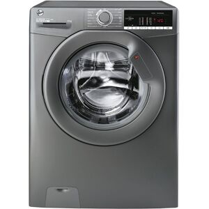 HOOVER H-Wash 300 H3W 49TAGG4/1-80 NFC 9 kg 1400 Spin Washing Machine - Graphite, Silver/Grey