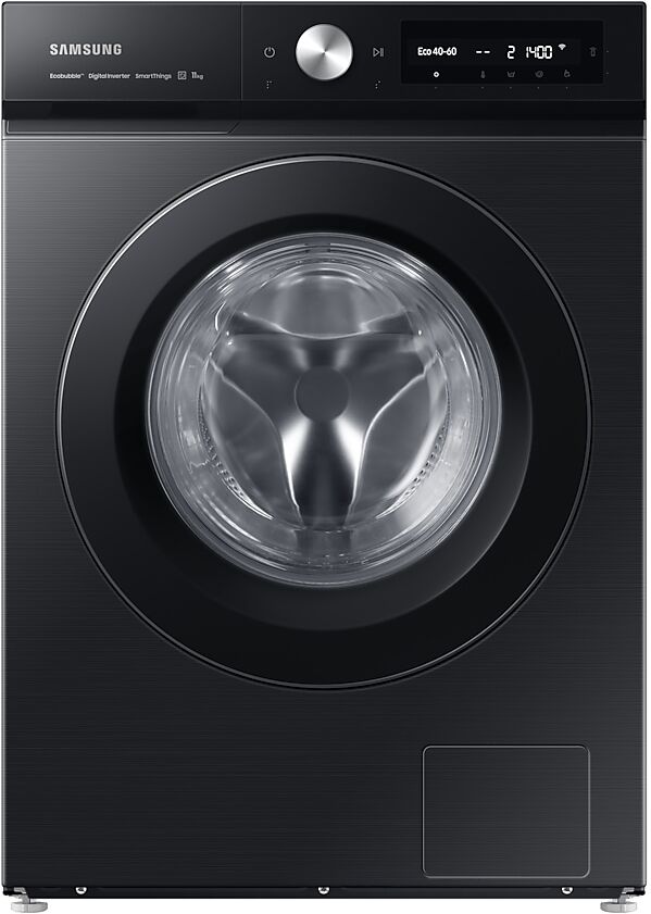 Samsung Bespoke AI™ 11kg Washing Machine Series 5+ with ecobubble™ and SpaceMax™ in Black (WW11BB504DABS1)