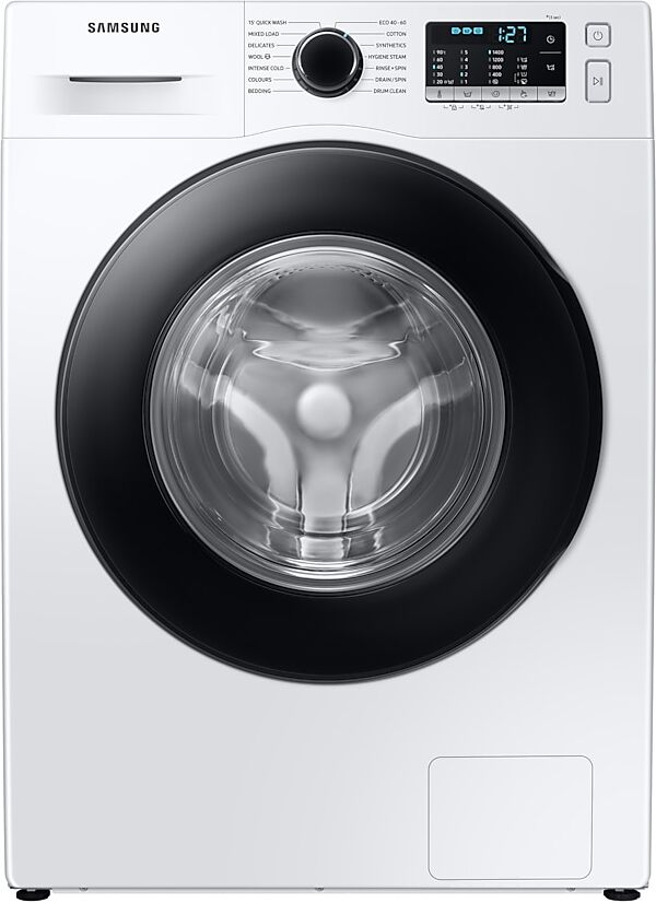 Samsung WW5000 Washing Machine with ecobubble 8kg 1400rpm in White (WW80TA046AE/EU)