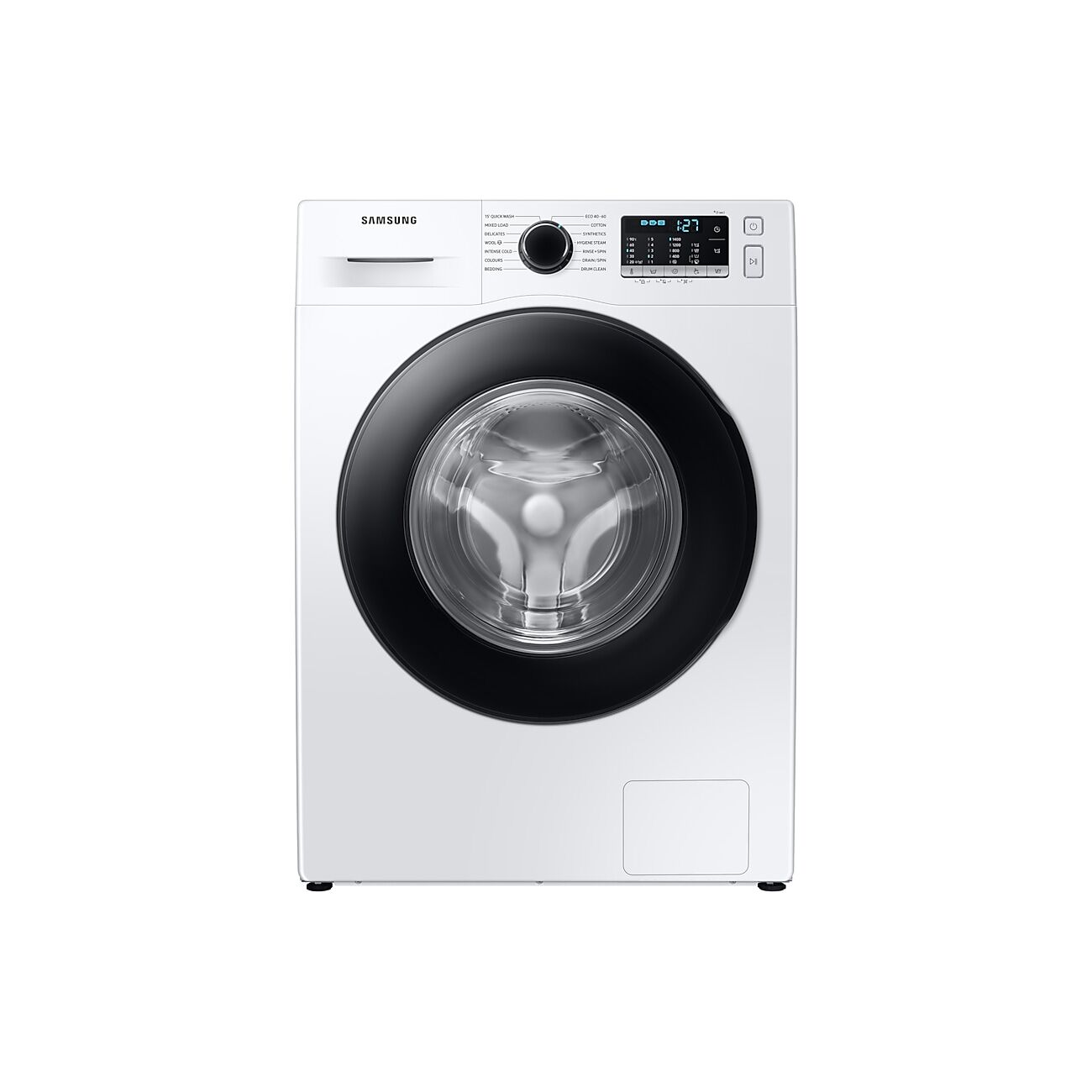 Samsung WW5000 9kg Washing Machine with ecobubble™ 1400rpm in White (WW90TA046AE/EU)