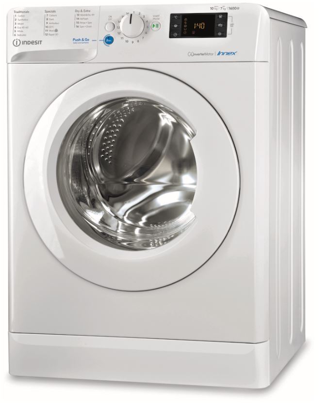 Indesit BDE 1071682X W UK N Washer Dryer - White