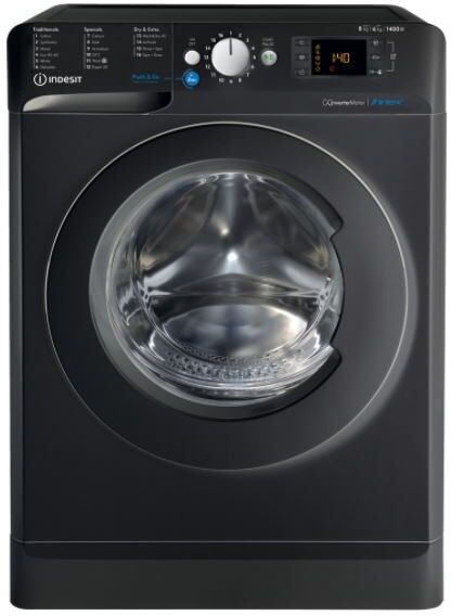 Indesit BDE 861483X K UK N Washer Dryer - Black