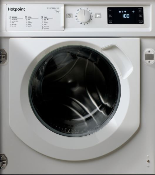 Hotpoint BI WMHG 91484 UK Integrated Washing Machine - White