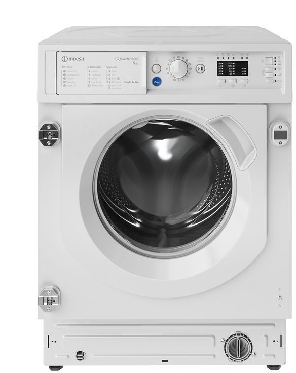 Indesit BI WMIL 91484 UK Integrated Washing Machine - White