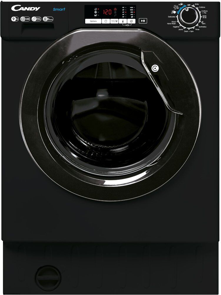 Candy CBW49D2BBE Integrated Washing Machine - Black