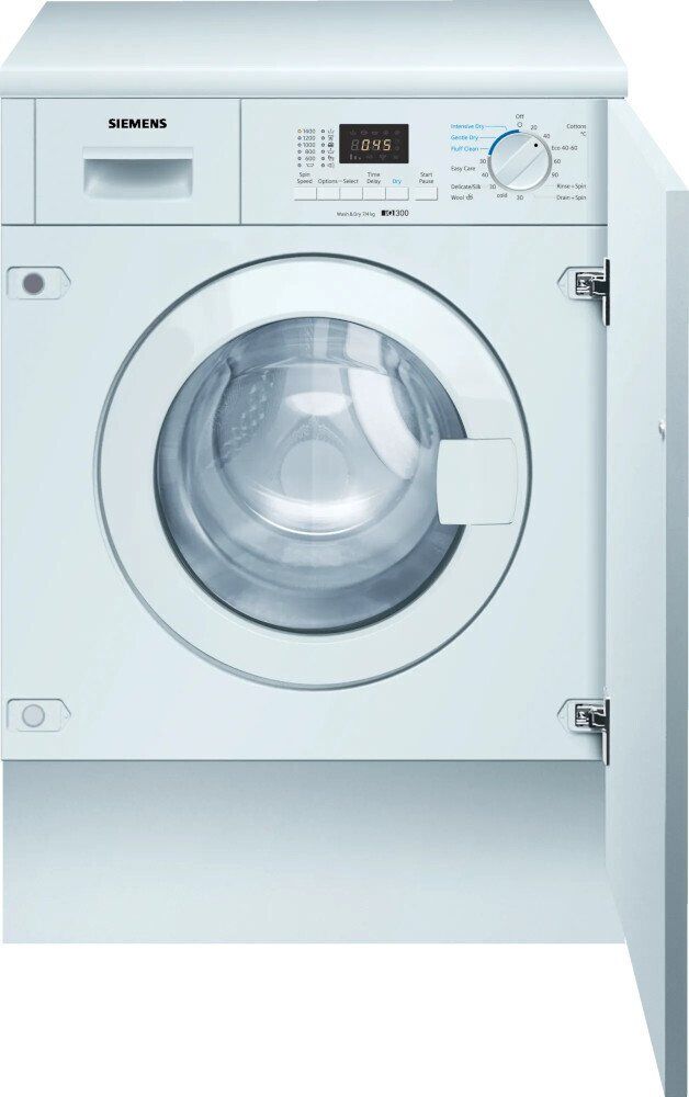 Siemens WK14D322GB Integrated Washer Dryer - White
