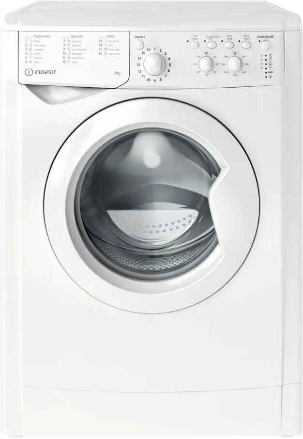 Indesit IWC81483WUKN White 8kg Freestanding Washing Machine - White