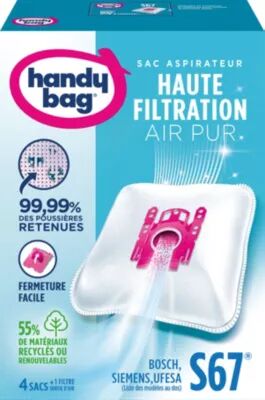 Notice d'utilisation, manuel d'utilisation et mode d'emploi HANDY BAG Sac Aspi HANDY BAG S67   