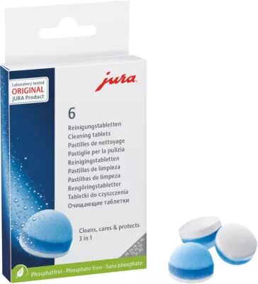 Notice d'utilisation, manuel d'utilisation et mode d'emploi JURA Boite de 6 pastilles de nettoyage   