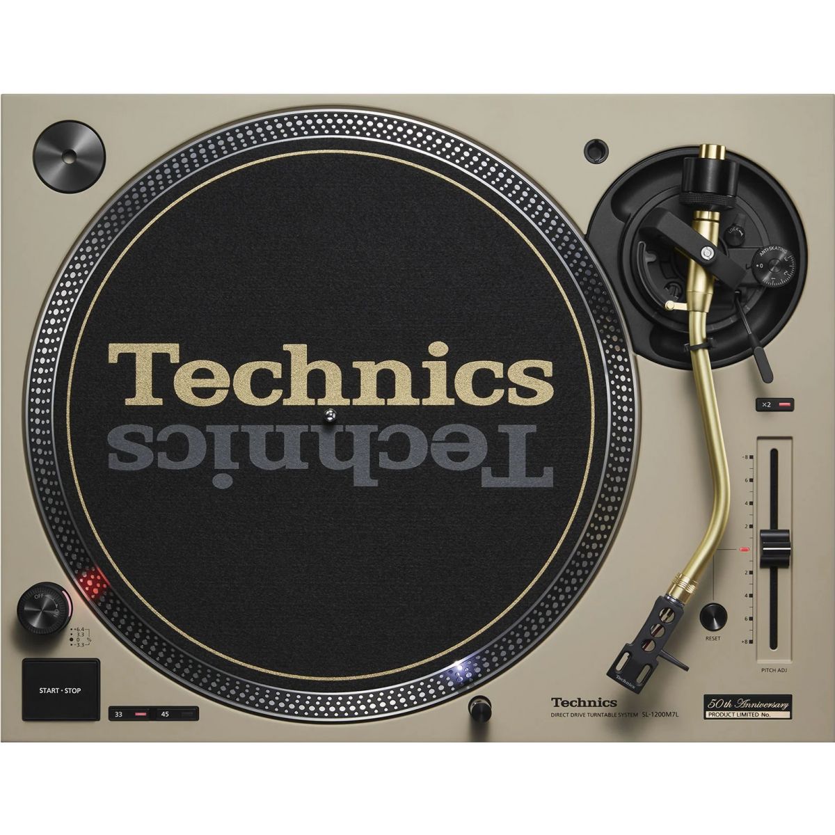 Notice d'utilisation, manuel d'utilisation et mode d'emploi Technics SL-1200M7L Beige (Edition limitée 50e anniversaire)   