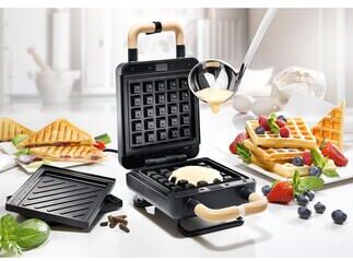 2-in-1 Waffel- und Sandwichmaker