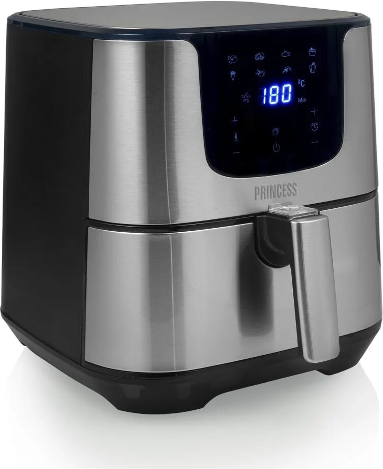 Princess Friteuse numérique Deluxe XXL 5,5 L 1700 W Noir et argenté