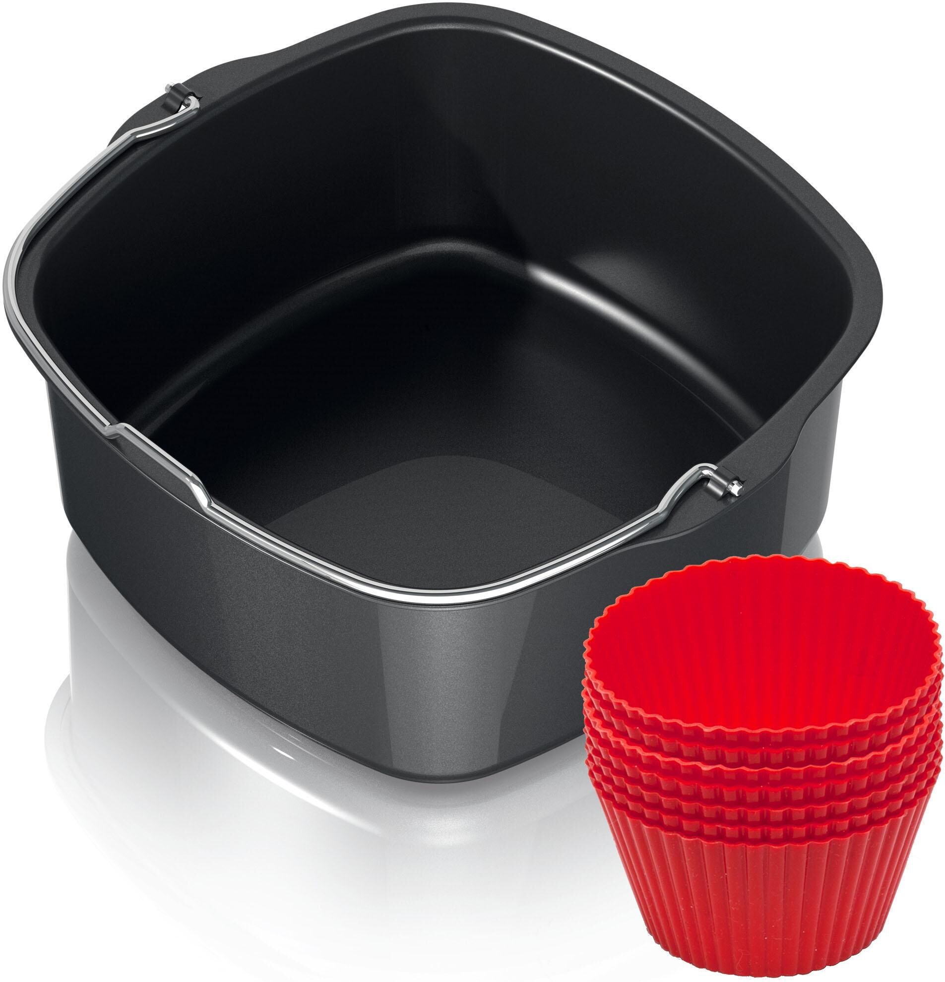 Philips Backeinsatz »HD9925/01«, mit Muffincups schwarz