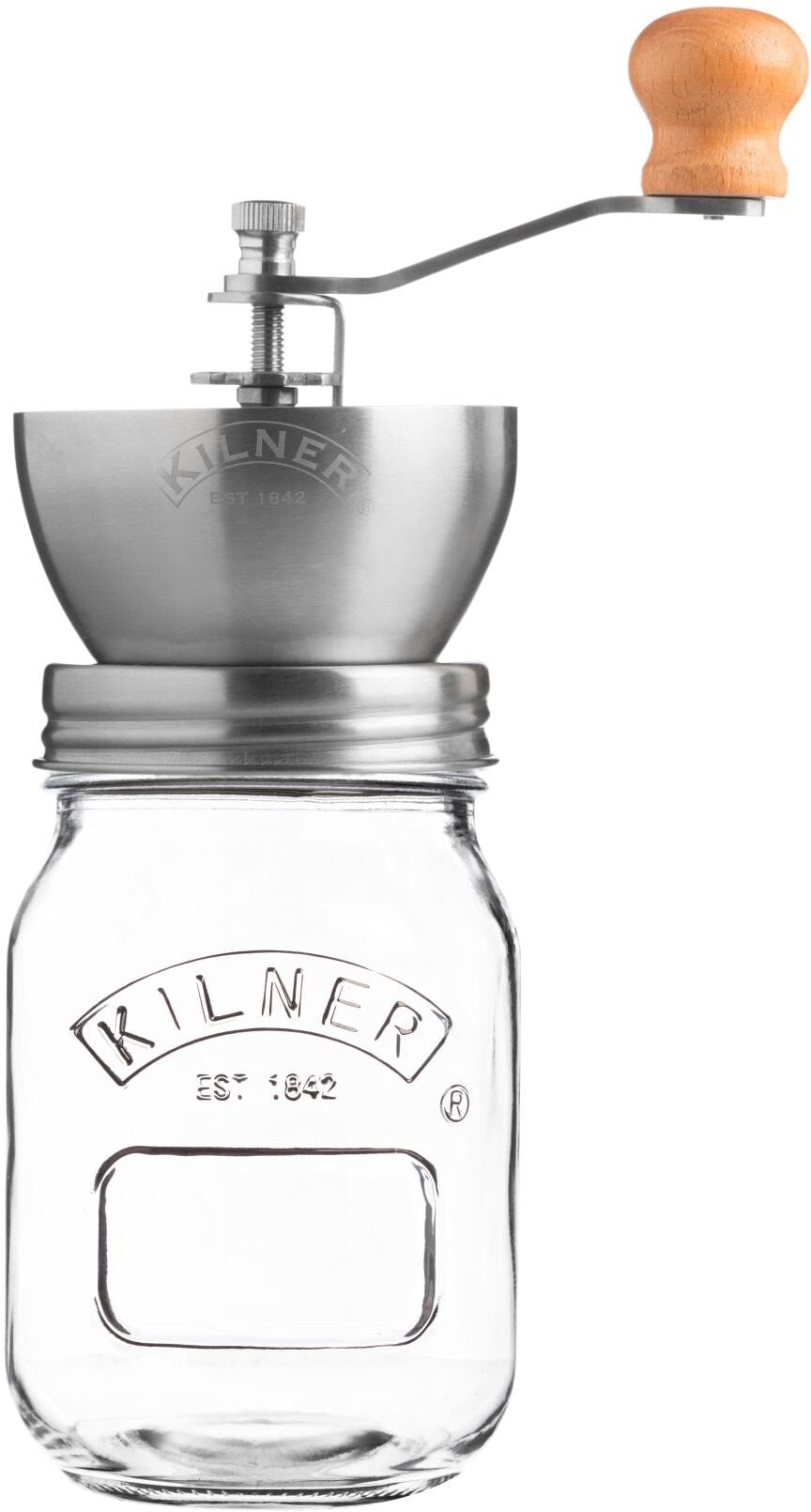 KILNER Kaffeemühle silberfarben